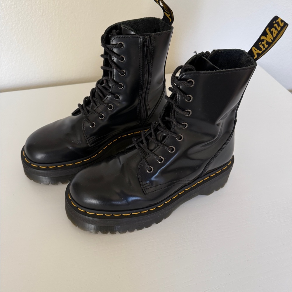 Dr. Martens Black Leather Boots